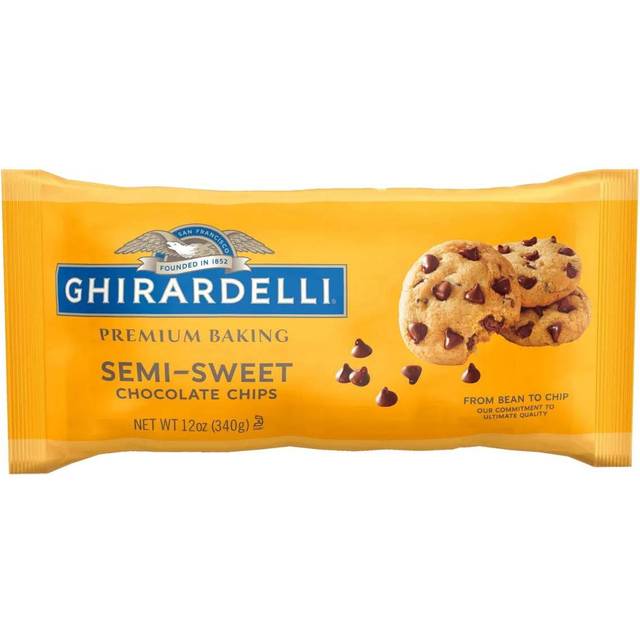 Ghirardelli Premium Baking Chips Semi Sweet Chocolate 12 oz