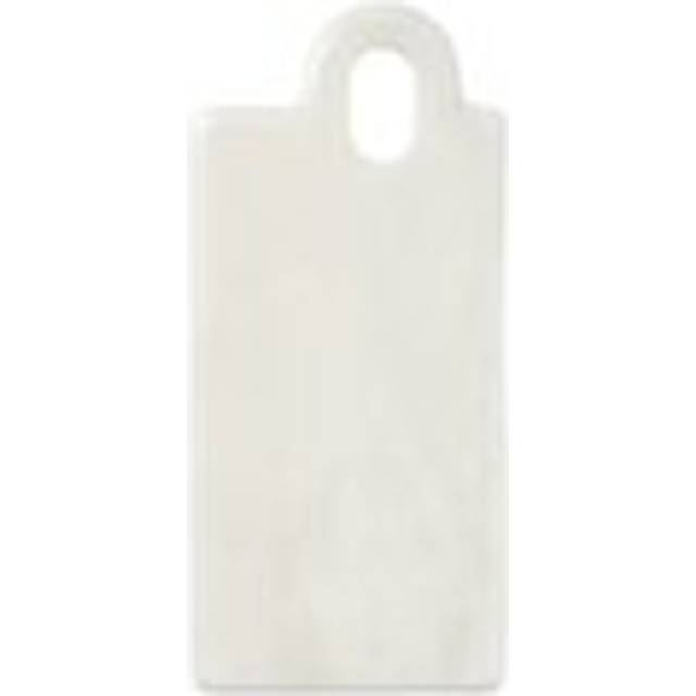 Broste Copenhagen Olina skärbräda 14x31 cm White marble - Vit