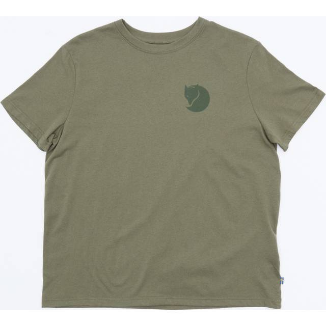 Fjällräven fox Boxy Logo Tee W Women - T-shirts Fjällräven - Green - F87153-620-M - Size: M (M)