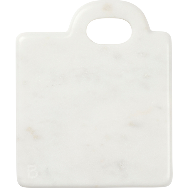 Broste Copenhagen - Olina Skärbräda 14x17 Cm - Vit Marmor