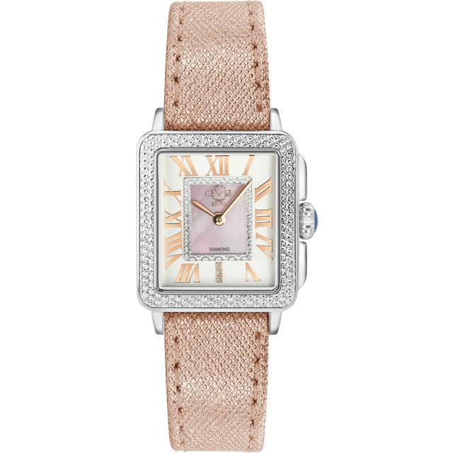 Womens Padova Leather Pink Beige 12302 Swiss Quartz Watch - One Size