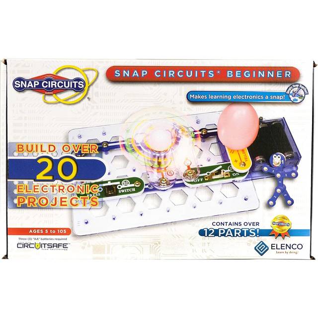 Snap Circuits Beginner - Classic & Retro Toys for Ages 5 to 10 - Fat Brain Toys