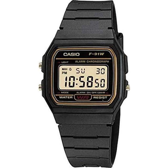 Casio F 91wg 9qhdF  F 91wg 9q  Digital Square Vintage Retro Public Pu Watch F-91WG-9QHDF