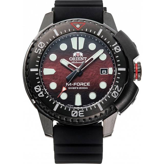 Orient M-Force Limited Edition Red Dial Automatic Diver's RA-AC0L09R00B 200M Men's Watch