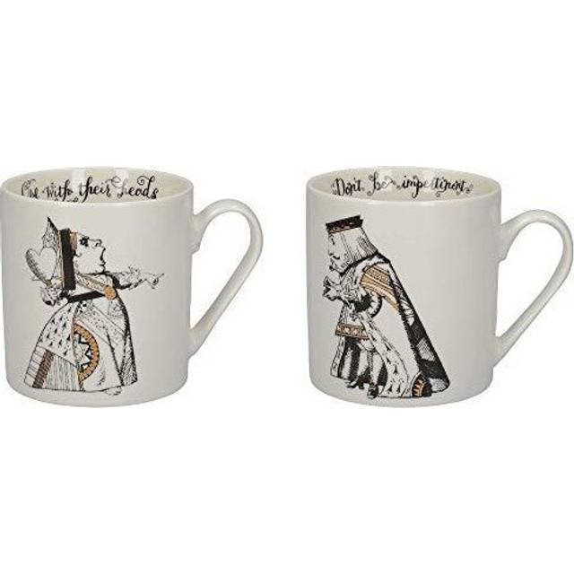 Victoria And Albert Alice In Wonderland Set of 2 His And Hers Can Mugs