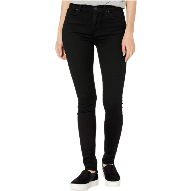 HUDSON Jeans Barbara High-Waist Black Super Skinny Jean