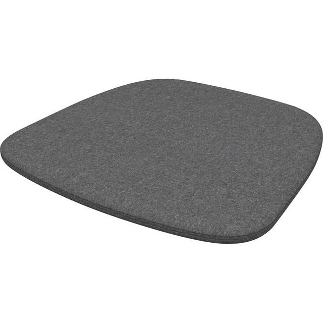 Vitra - Soft Seats Seat Cushion Type A - klassisches grau/Stoff Cosy 2 10/LxBxH 39,5x38,5x2cm - classic grey (2.0 x 39.5 x 38.5cm)