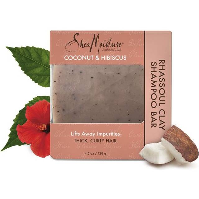 Shea Moisture Coconut & Hibiscus Rhassoul Clay Shampoo Bar 4.5Oz
