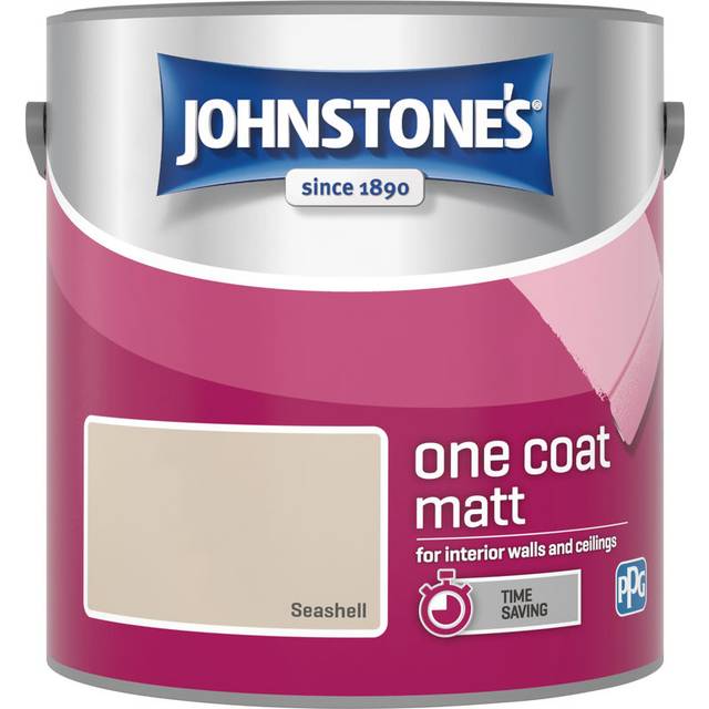 Johnstones One Coat Matt Paint - Seashell - Neutral