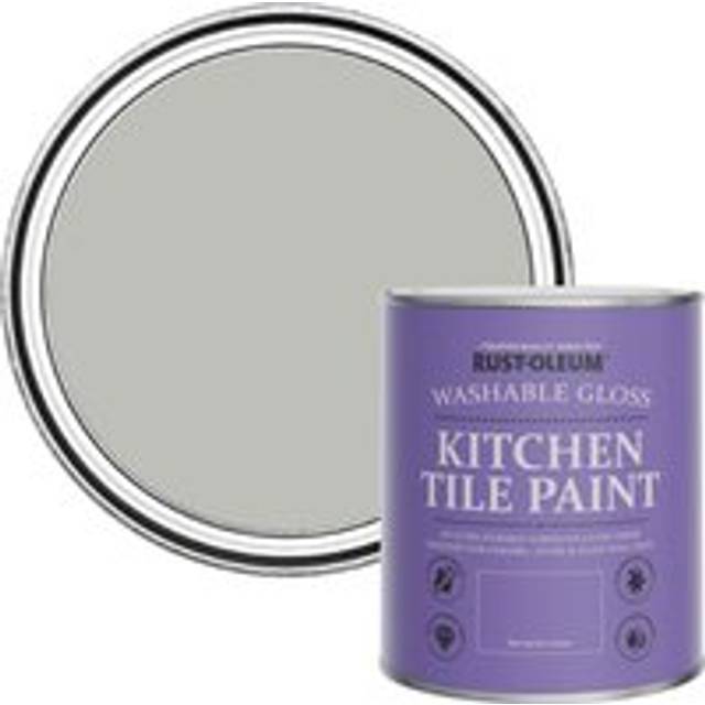 Rust-Oleum Kitchen Tile Gloss Paint 750ml - Flint