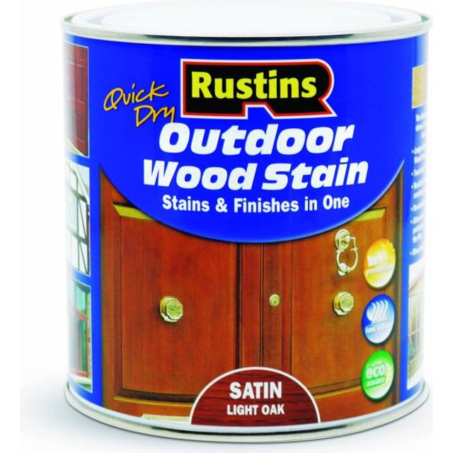 Rustins Quick Dry Woodstain - Light Oak - 1L