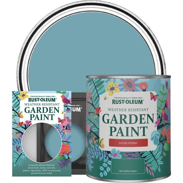 Rust-Oleum Garden Paint in Gloss Finish - Belgrave 750ml - Belgrave - Blue
