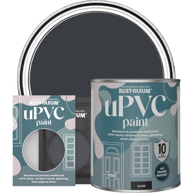 Rust-Oleum uPVC Paint, Gloss Finish - ANTHRACITE (RAL 7016) - 750ml - Grey