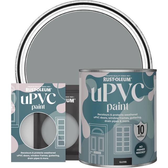Rust-Oleum uPVC Paint, Gloss Finish - MID ANTHRACITE - 750ml - Grey