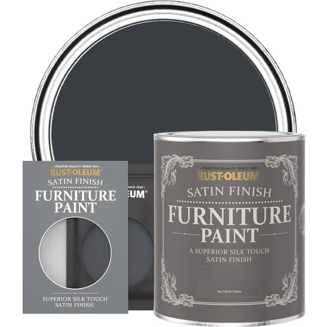 Rust-Oleum Satin Furniture Paint - ANTHRACITE (RAL 7016) - 750ml - Grey