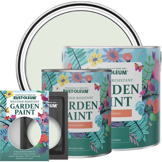 Rust-Oleum Garden Paint in Satin Finish - Sage Mist 750ml - Sage Mist - Green