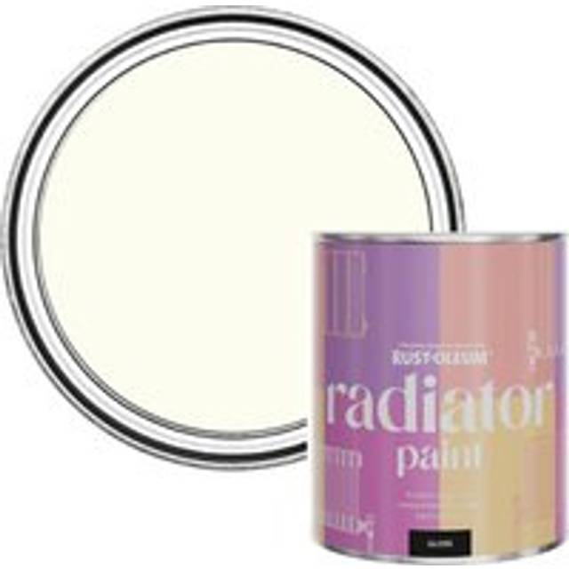 Rust-Oleum Radiator Paint in Gloss Finish - Porcelain 750ml - Porcelain - White