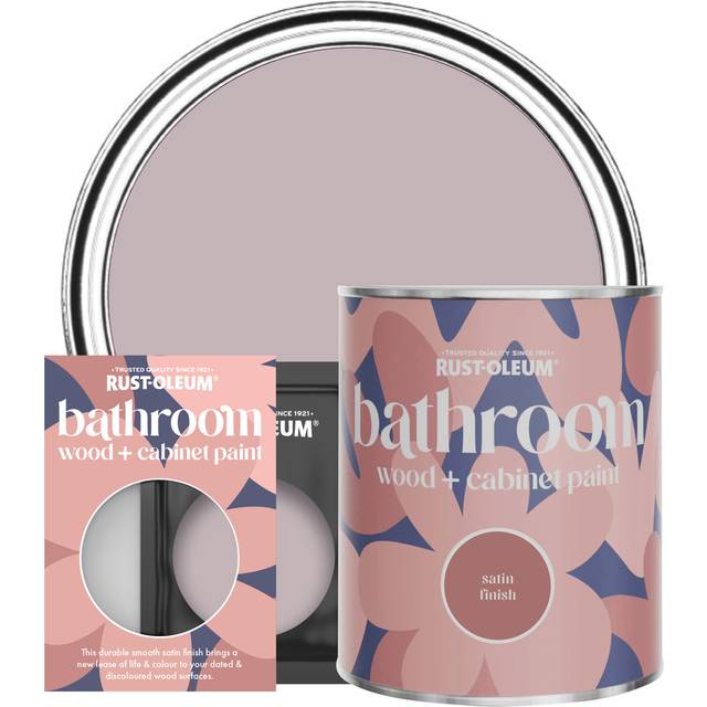 Rust-Oleum Bathroom Wood & Cabinet Paint, Satin Finish - LILAC WINE - 750ml - Purple