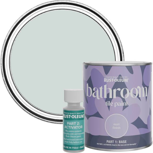 Rust-Oleum Bathroom Tile Paint in Matt Finish - Dove 750ml - Neutral