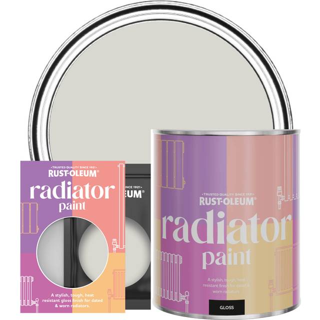 Rust-Oleum Mocha Gloss Radiator Paint 750Ml - One Size