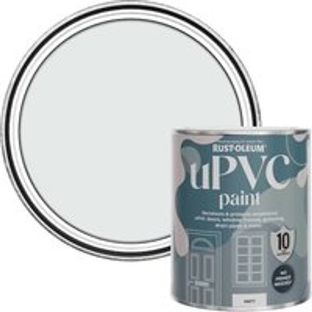 Rust-Oleum uPVC Door and Window Paint Matt Monaco Mist 750ml - Grey - Grey
