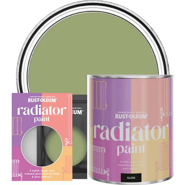 Rust-Oleum Familiar Ground Gloss Radiator Paint 750Ml - One Size