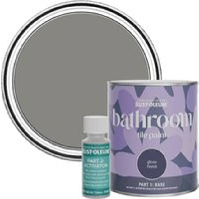 Rust-Oleum Bathroom Tile Paint in Gloss Finish - Art School 750ml - Grey