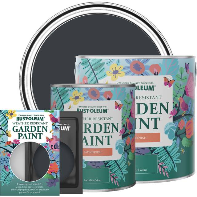 Rust-Oleum Garden Paint, Satin Finish - ANTHRACITE (RAL 7016) - 750ml - Grey