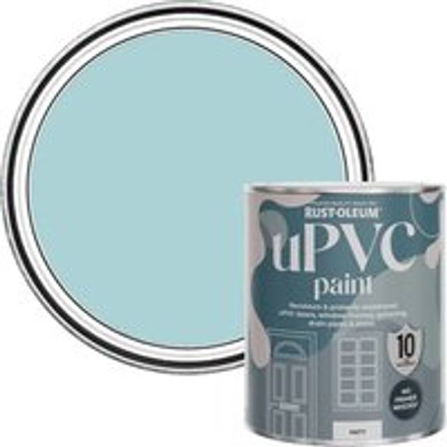 Rust-Oleum uPVC Door and Window Paint Matt Little Cyclades 750ml - Blue - Blue