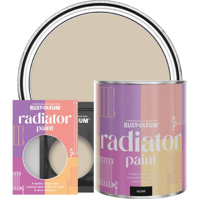 Rust-Oleum Radiator Paint in Gloss Finish - Butterscotch 750ml - Butterscotch - Orange