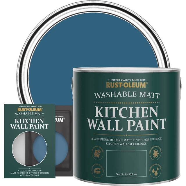 Rust-Oleum Kitchen Wall Paint Matt - Cobalt 2.5L - Cobalt - Blue