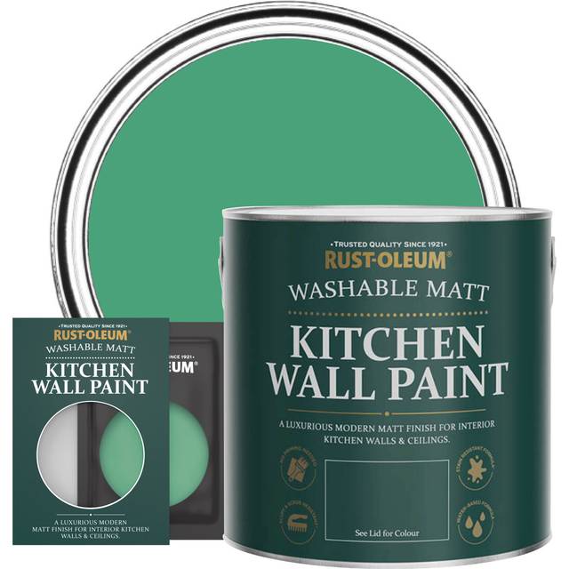 Rust-Oleum Kitchen Wall Paint Matt - Emerald 2.5L - Emerald - Green