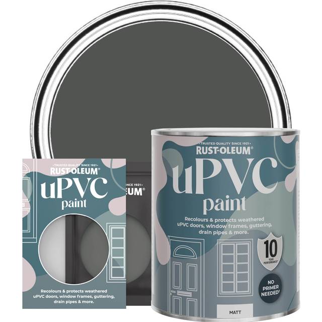 Rust-Oleum Graphite Matt Upvc Paint 750Ml - One Size