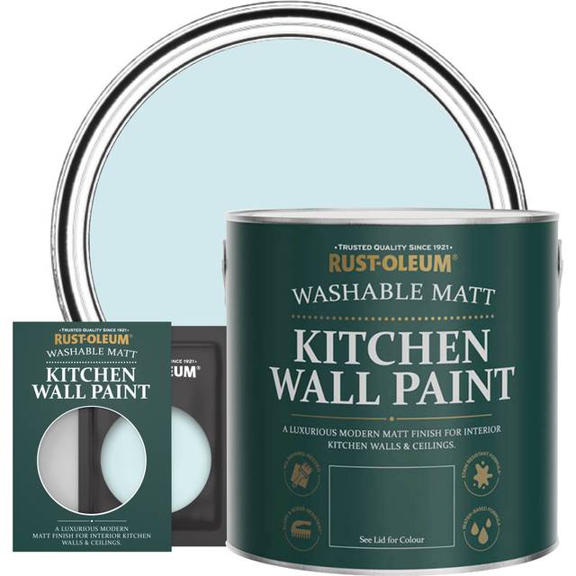 Rust-Oleum Kitchen Wall Paint Matt - Duck Egg 2.5L - Duck Egg - Blue