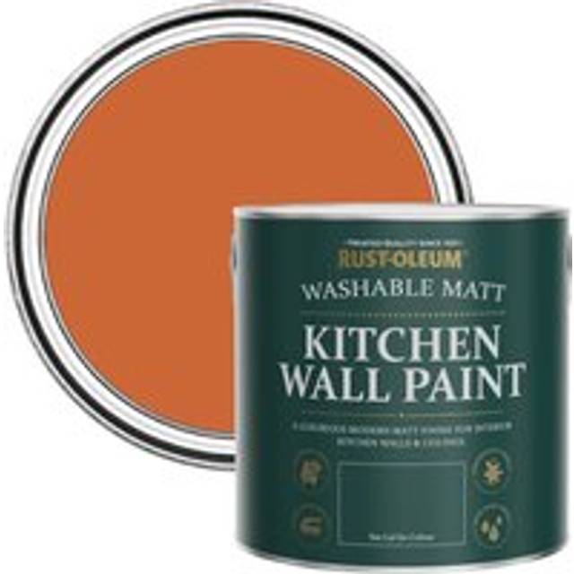 Rust-Oleum Kitchen Wall Paint Matt - Tiger Tea 2.5L - Tiger Tea - Orange