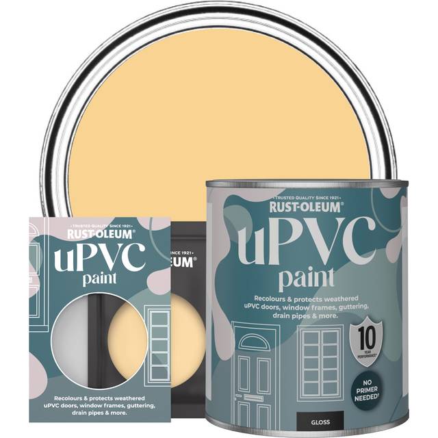 Rust-Oleum UPVC Paint in Gloss Finish - Mustard 750ml - Mustard - Yellow