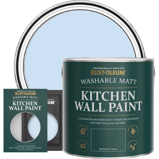 Rust-Oleum Kitchen Wall Paint Matt - Powder Blue 2.5L - Powder Blue