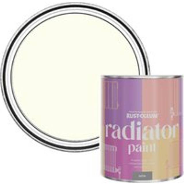 Rust-Oleum Radiator Paint, Satin Finish - Antique White - 750ml