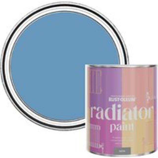 Rust-Oleum Radiator Paint, Satin Finish - Cornflower Blue - 750ml