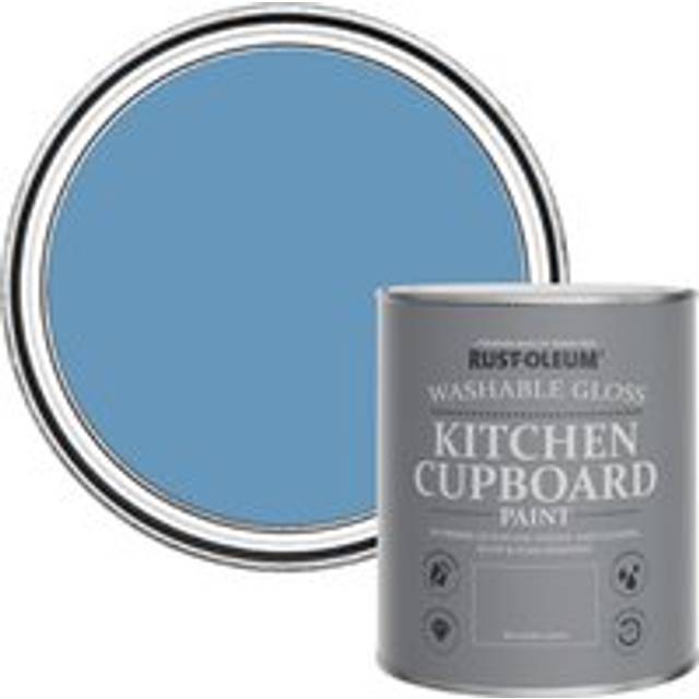 Rust-Oleum Kitchen Cupboard Paint, Gloss Finish - CORNFLOWER BLUE - 750ml - Blue