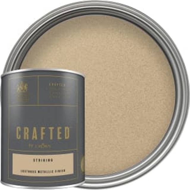 CRAFTED™ by Crown Emulsion Interior Paint - Metallic Striking - 1.25L