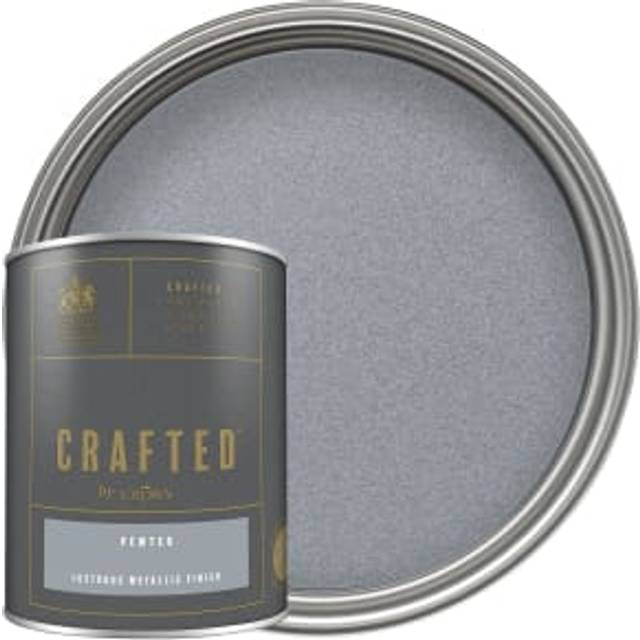 CRAFTED™ by Crown Emulsion Interior Paint - Metallic Pewter - 1.25L