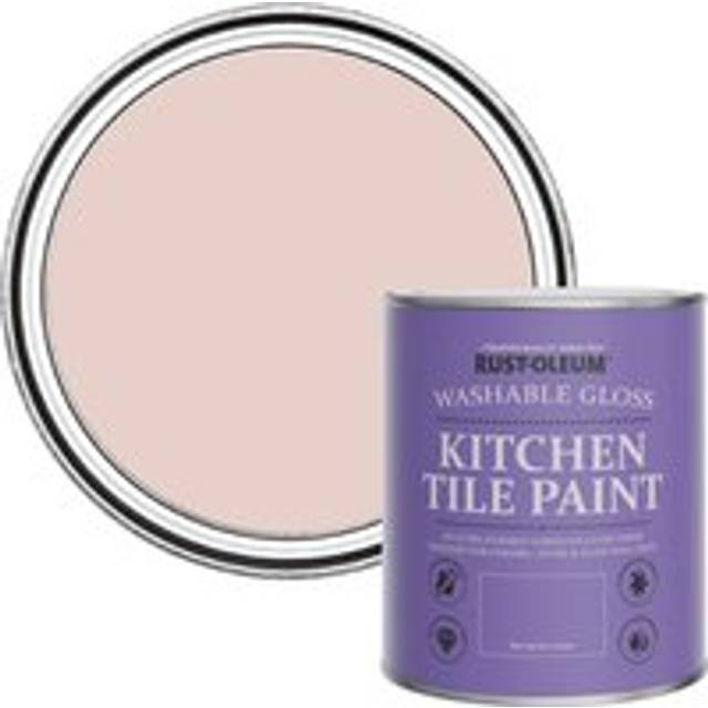 Rust-Oleum Kitchen Tile Paint in Gloss Finish - Pink Champagne 750ml - Pink Champagne