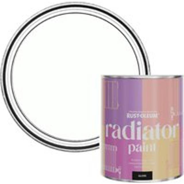 Rust-Oleum Radiator Paint in Gloss Finish - Chalk White 750ml - Chalk White