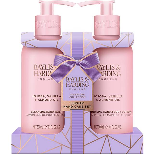 Baylis & Harding Jojoba, Vanilla & Almond Oil Gift Set 300ml Hand Wash + 300ml Body Lotion (300ml)