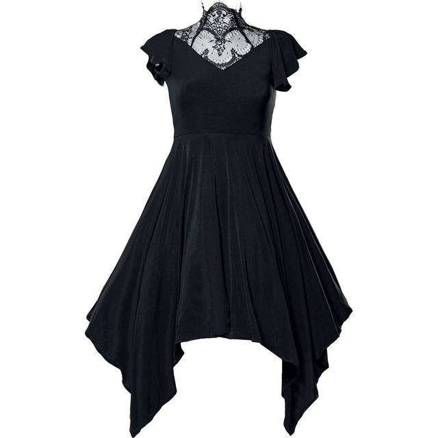 Ocultica Gothic Dress Medium-length dress black - L