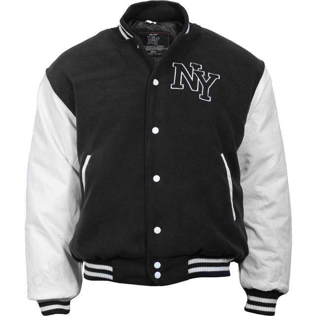Mil-Tec NY Baseball, textile jacket , color: Black/White , size: XXL
