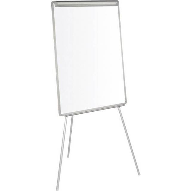 Bi-Office Easy Tripod Flipchart Easel Magnetic 700x1000mm Grey