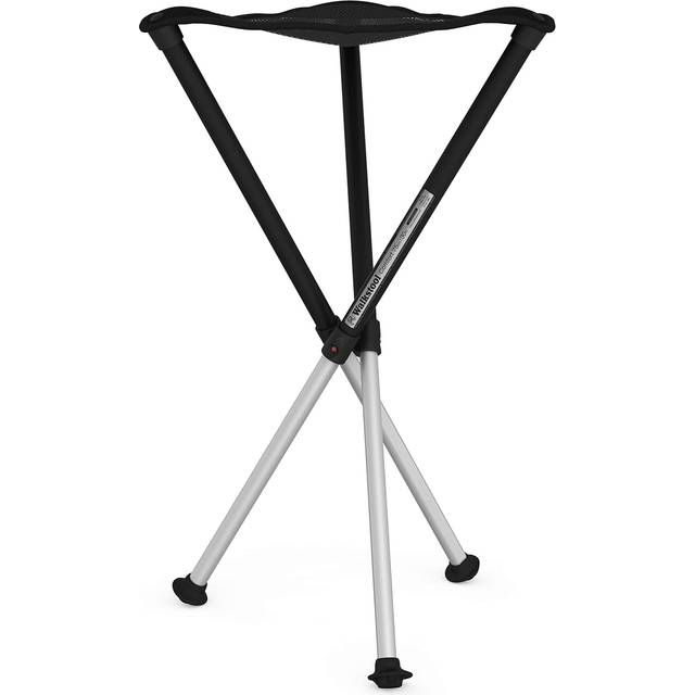 Walkstool - Dreibeinhocker Comfort - Camping chair size Sitzhöhe 75 cm, grey