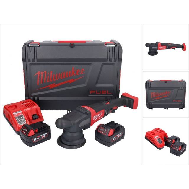 Milwaukee M18 FROP15-502X Fuel Dual Action Polisher 2 x 5.0Ah